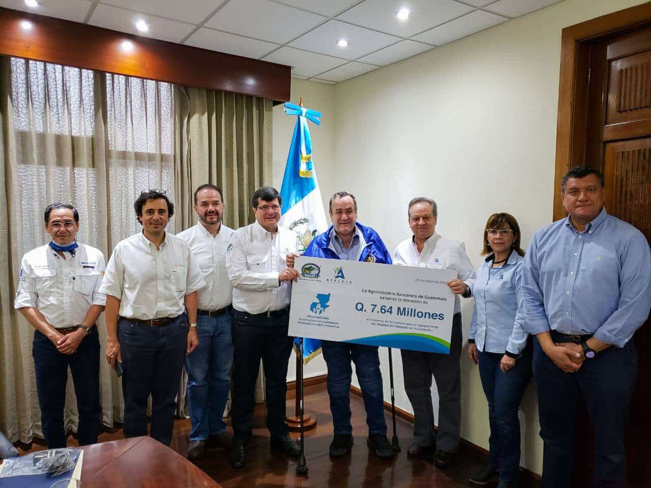 Ingenios donan Q7.64 millones  para equipar hospital de la Costa Sur ante la pandemia del Covid-19